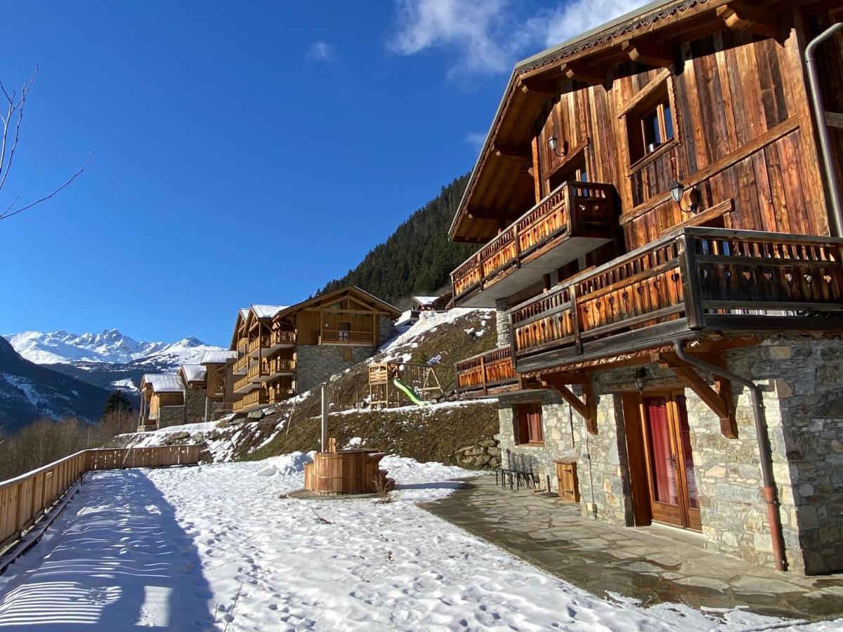 Chalet Des Trappeurs Coeur Vanoise 15 Persons La Plagne Exterior foto